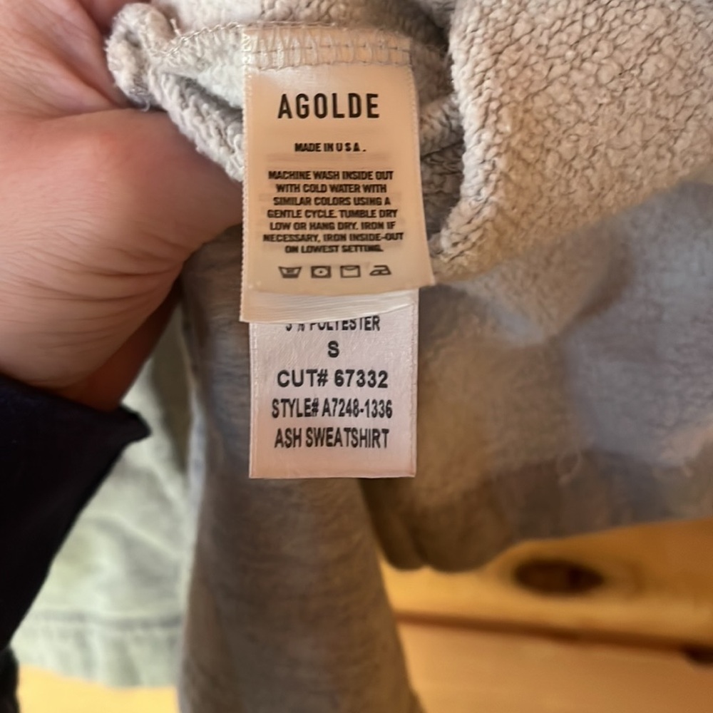 Agolde Ash Sweatshirt and Ramsey Wide Leg Sweatpant Sweat Set - Picture 11 of 13